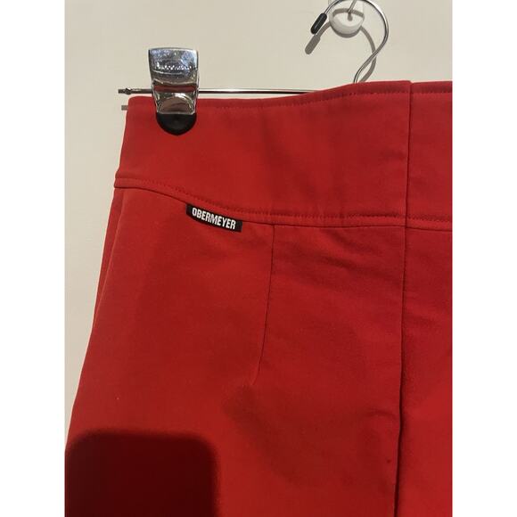 Vintage Obermeyer Women’s Size 10R Red Wool Blend Stirrup Ski Snow Pantsuit - Picture 5 of 8